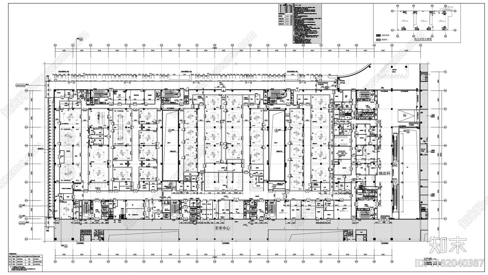 现代医院建筑cad施工图下载【ID:1182040387】