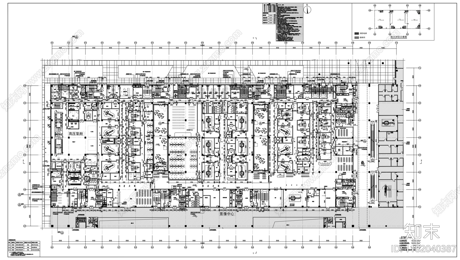 现代医院建筑cad施工图下载【ID:1182040387】