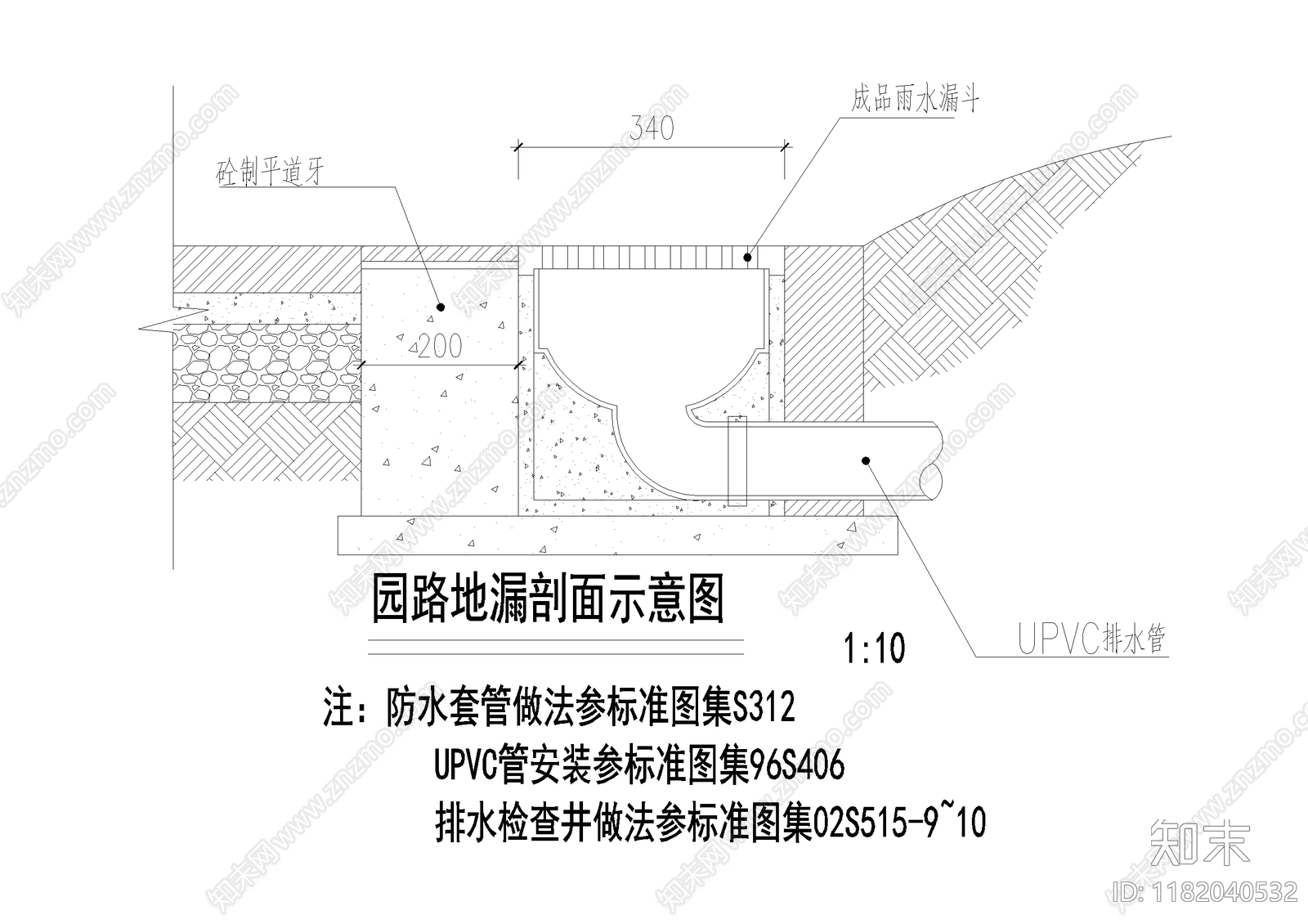 给排水节点详图cad施工图下载【ID:1182040532】