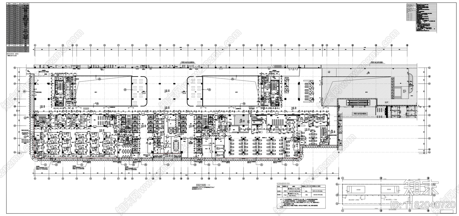 现代医院建筑cad施工图下载【ID:1182040720】