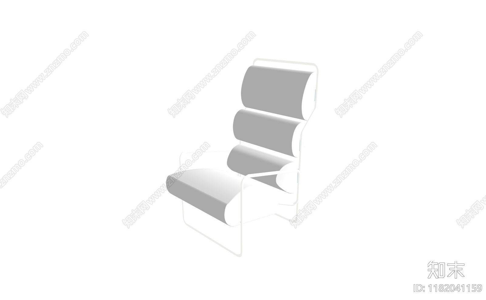 北欧简约躺椅SU模型下载【ID:1182041159】