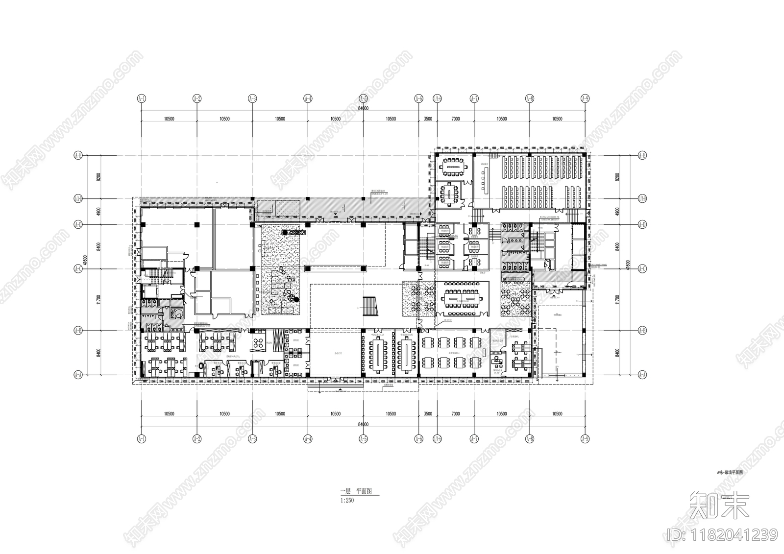 幕墙结构cad施工图下载【ID:1182041239】