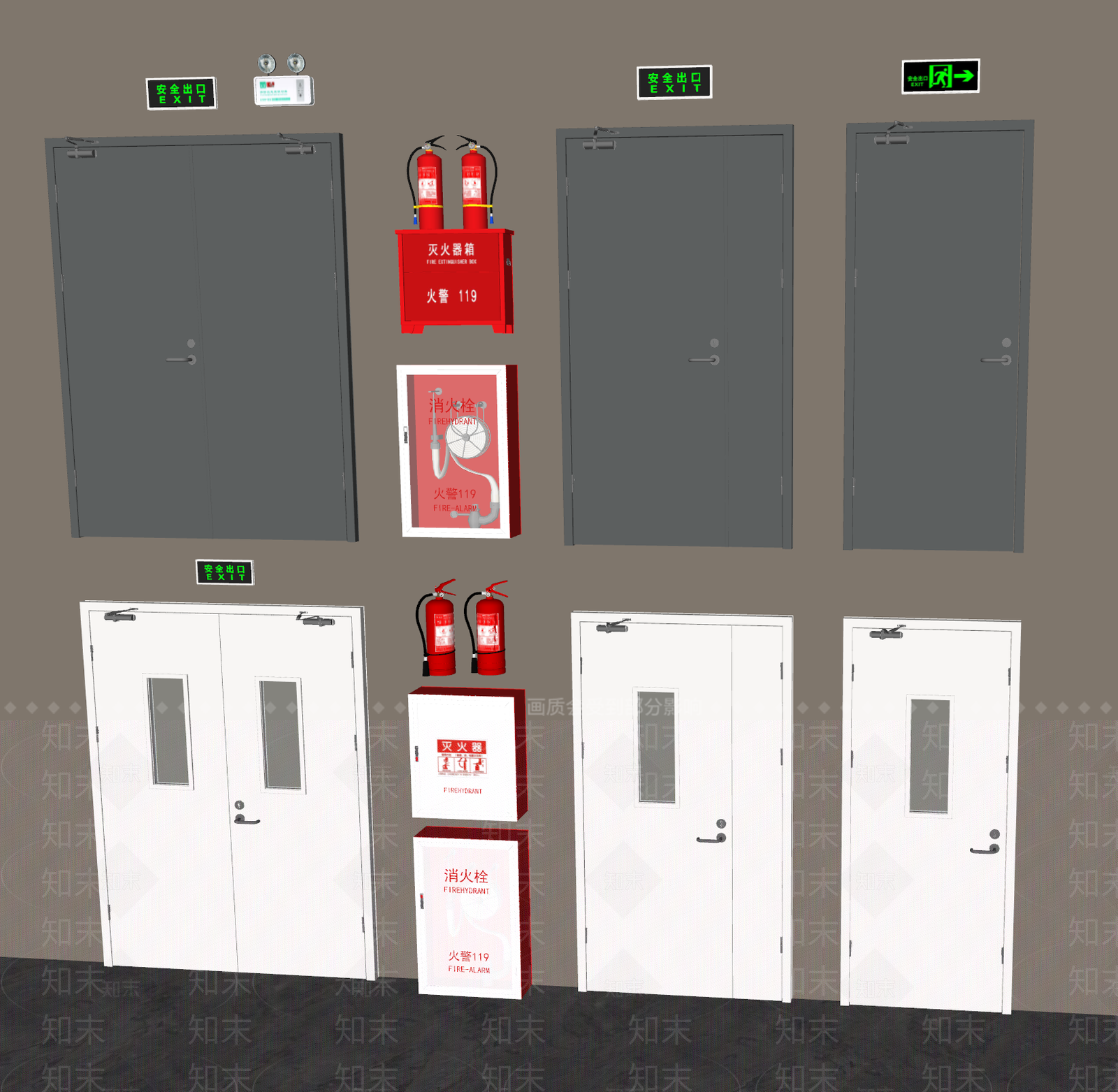 现代其他门SU模型下载【ID:1182044579】
