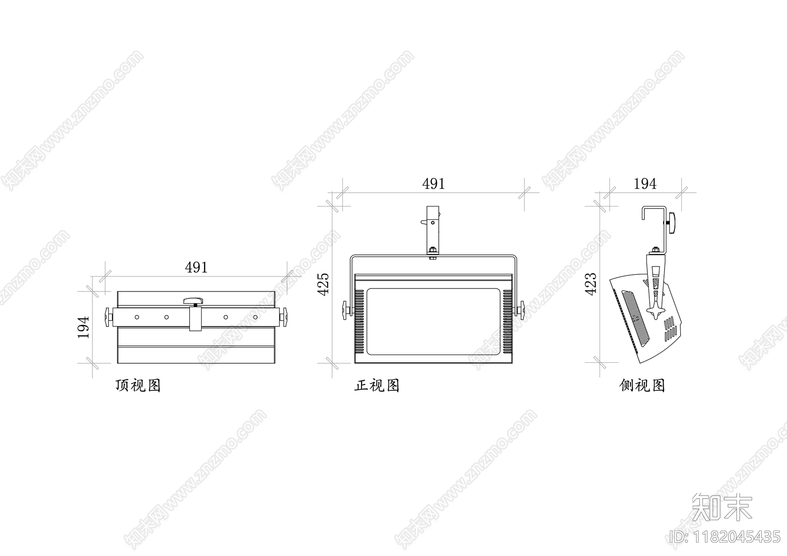 现代灯具图库cad施工图下载【ID:1182045435】