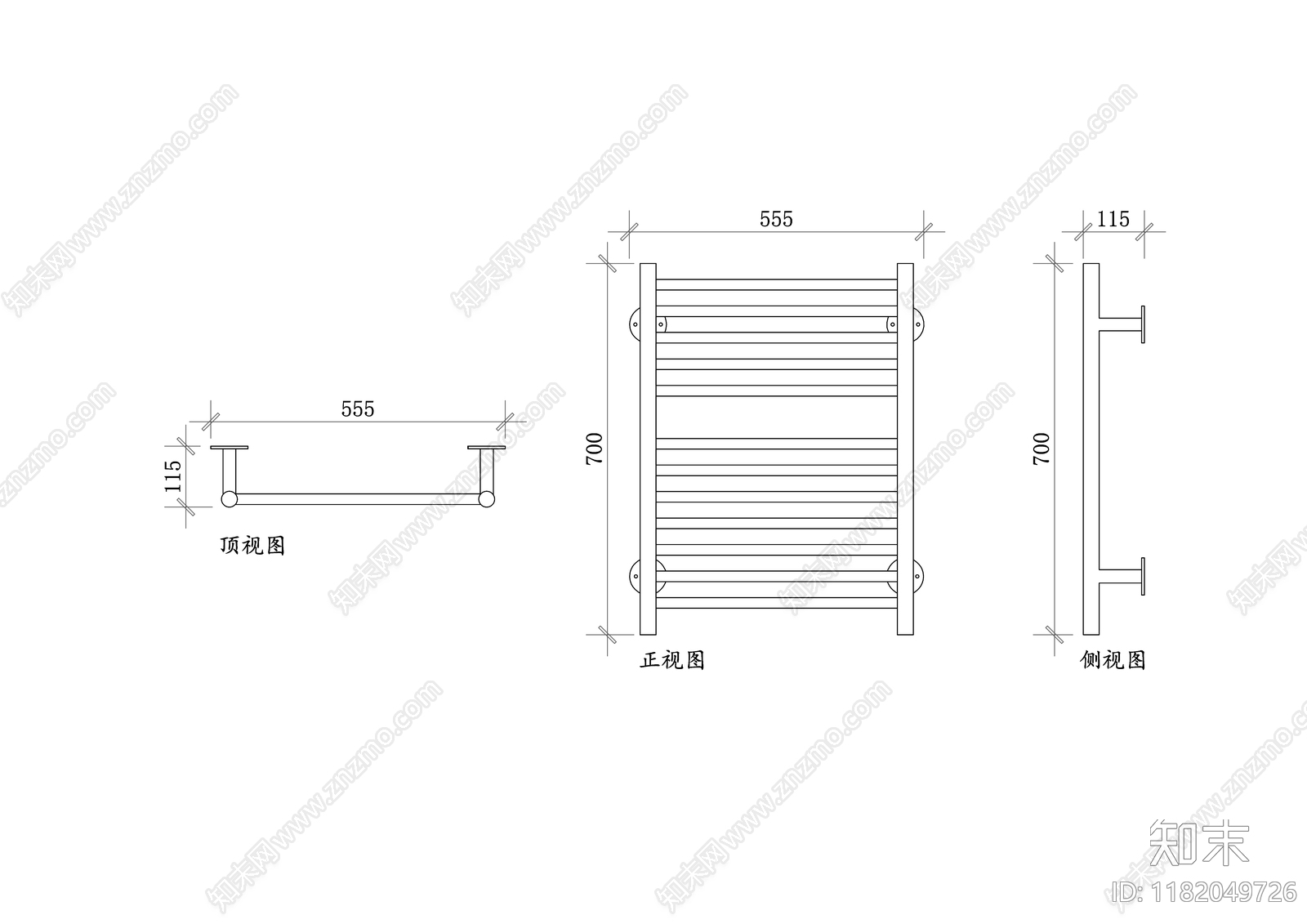 现代卫浴设施cad施工图下载【ID:1182049726】