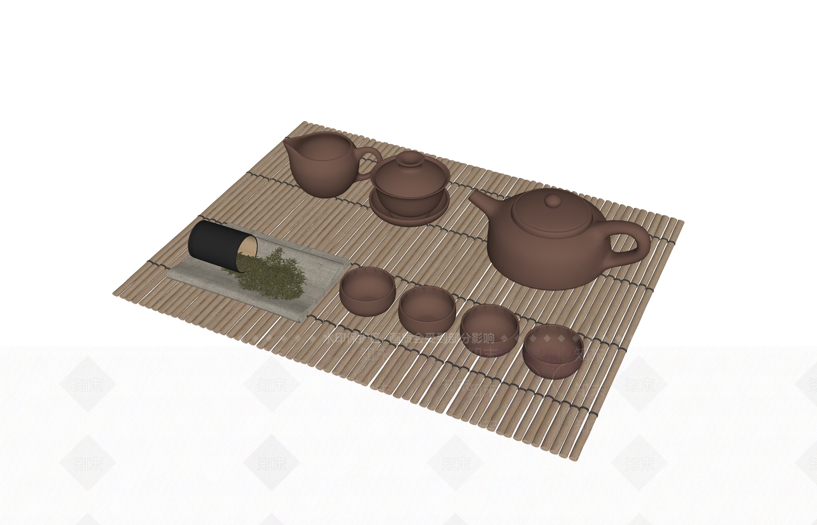 茶具SU模型下载【ID:1182058165】