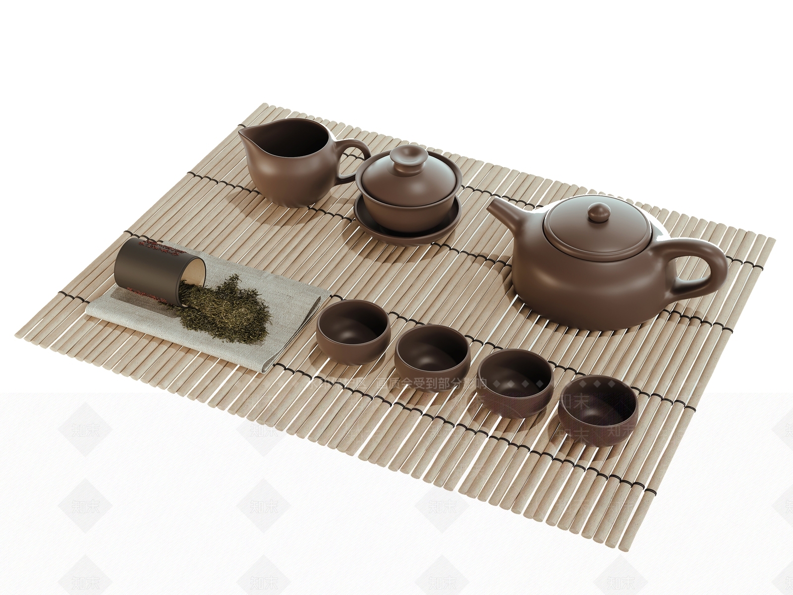 茶具SU模型下载【ID:1182058165】