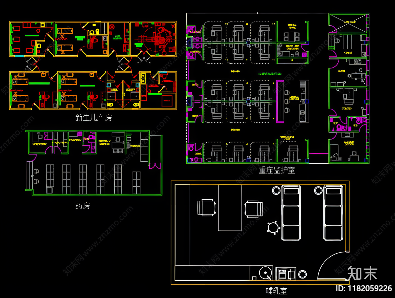 现代工装图库施工图下载【ID:1182059226】