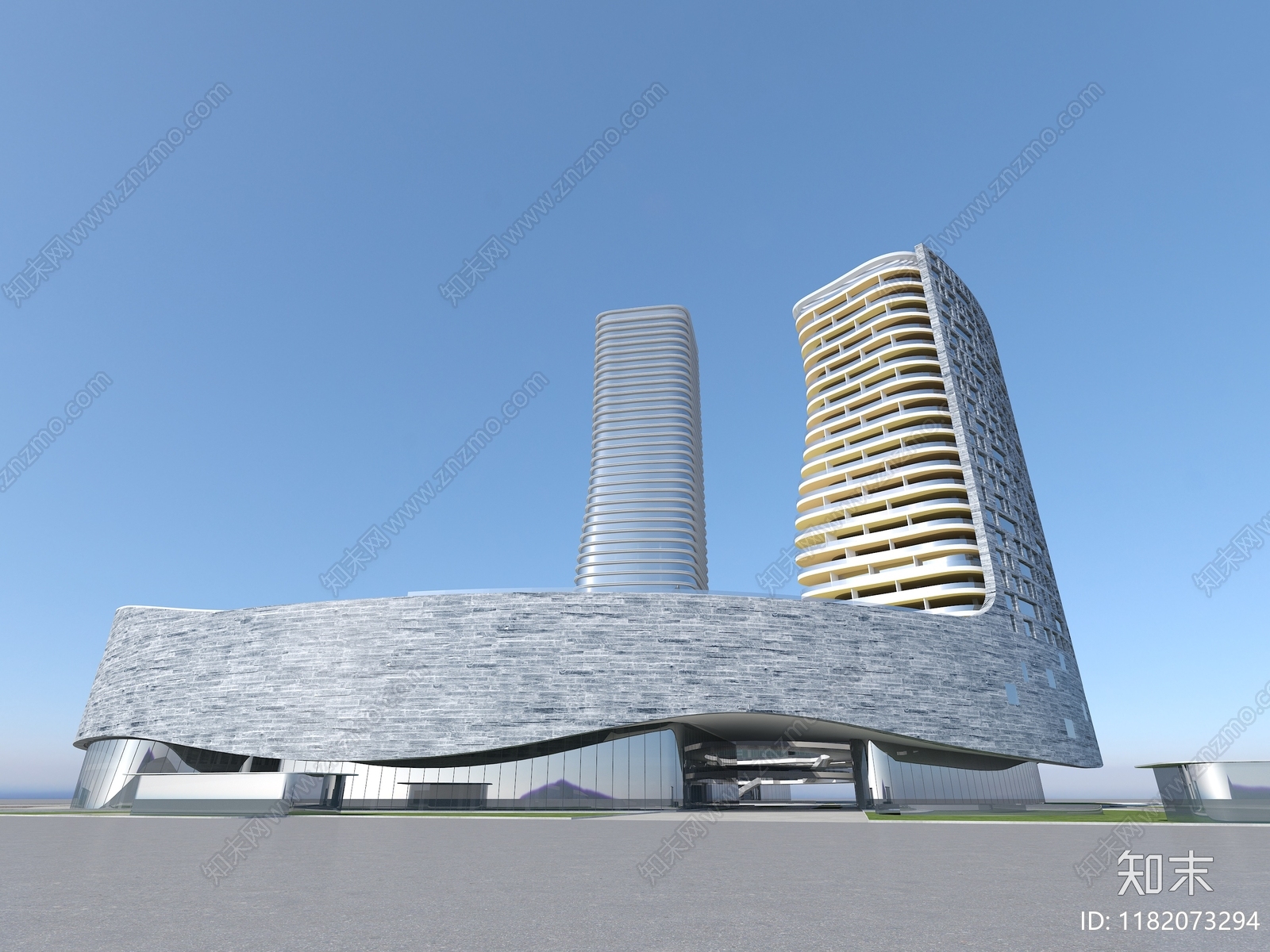 现代其他建筑外观3D模型下载【ID:1182073294】