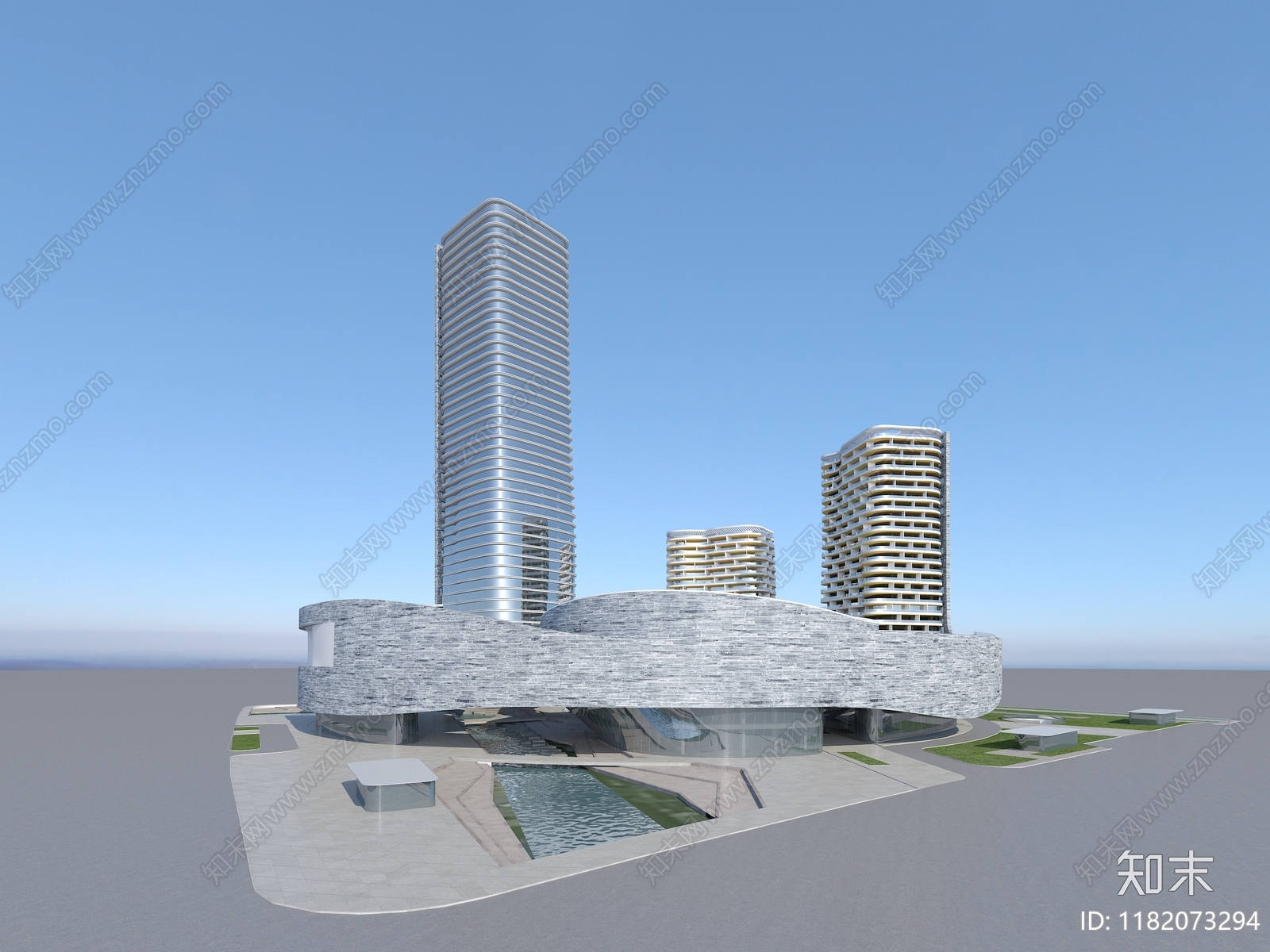 现代其他建筑外观3D模型下载【ID:1182073294】