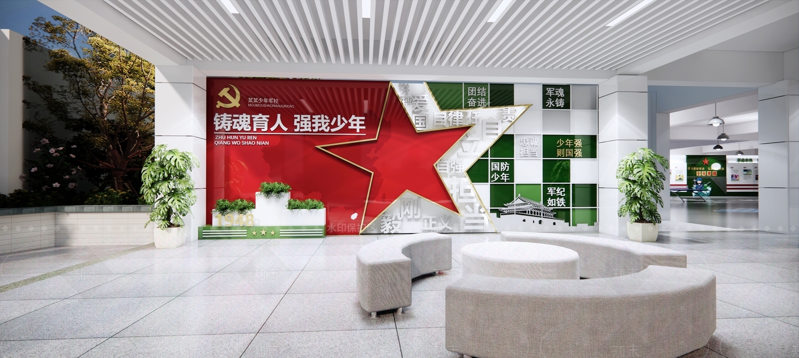 现代其他文化空间SU模型下载【ID:1182097550】