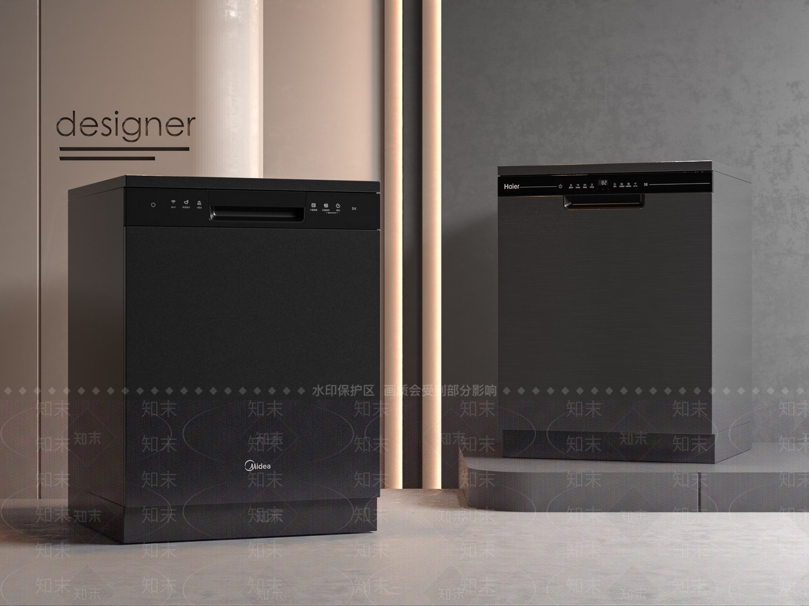 洗碗机SU模型下载【ID:1182100004】