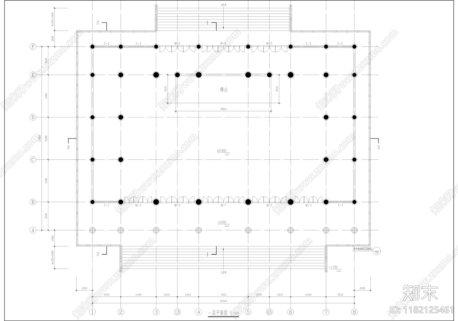 中式古建cad施工图下载【ID:1182125461】