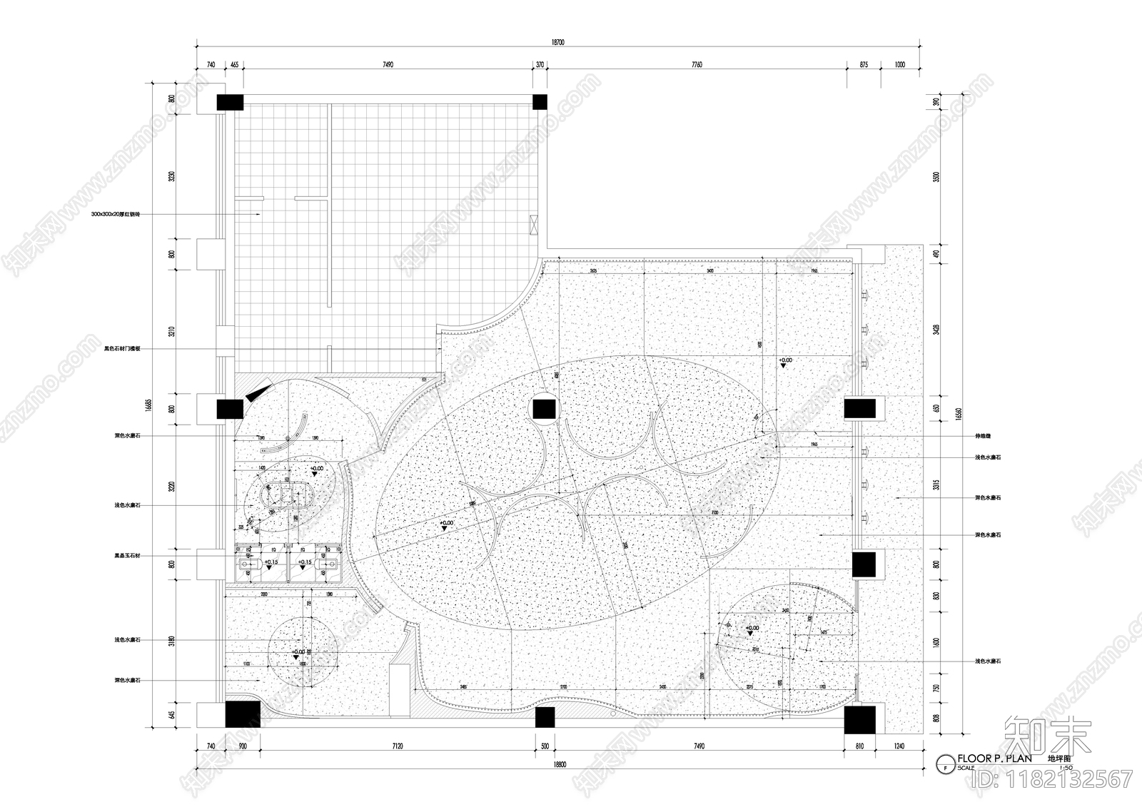 现代其他商业建筑cad施工图下载【ID:1182132567】