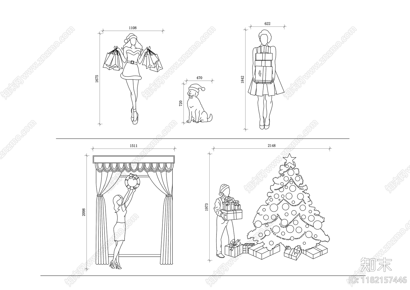 现代服装鞋帽施工图下载【ID:1182157446】