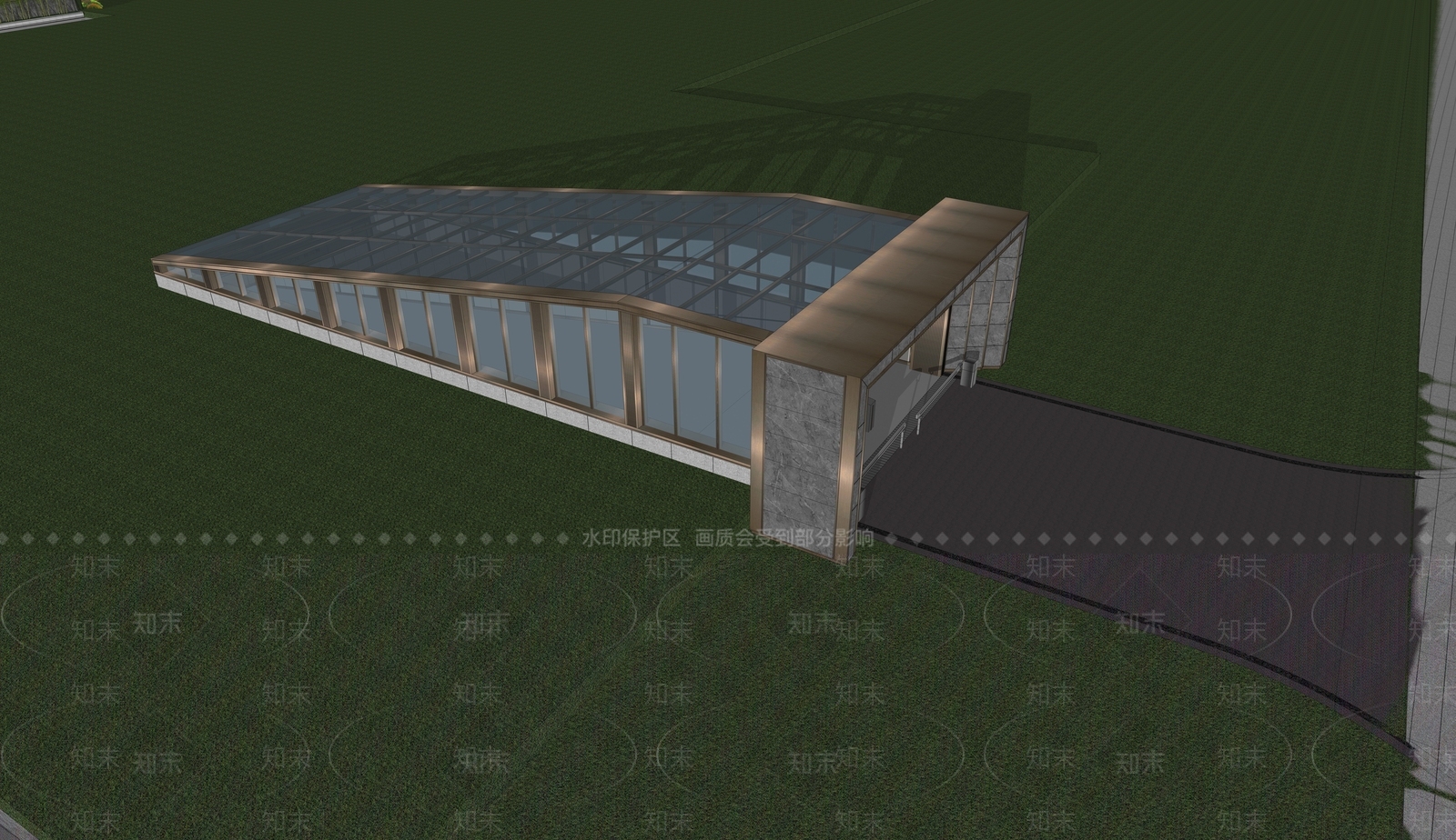 现代小公建SU模型下载【ID:1182157658】