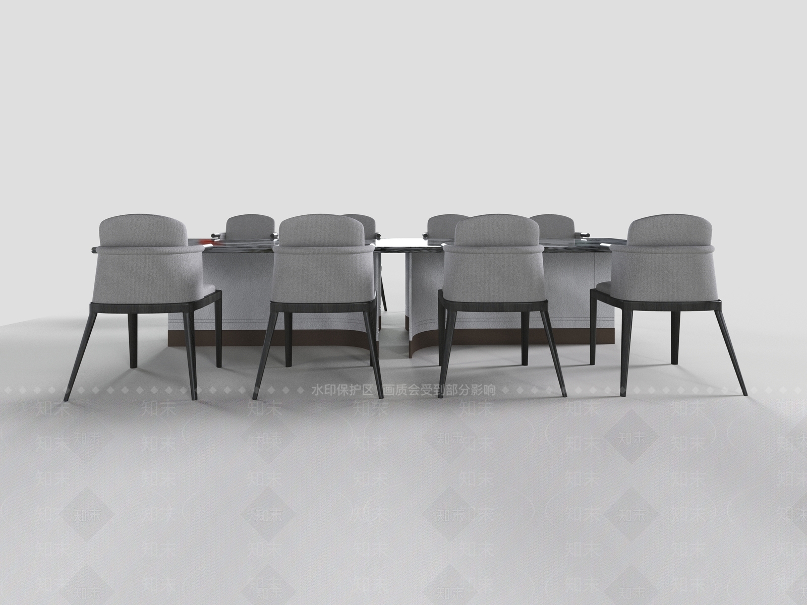 现代餐桌椅3D模型下载【ID:1182168019】
