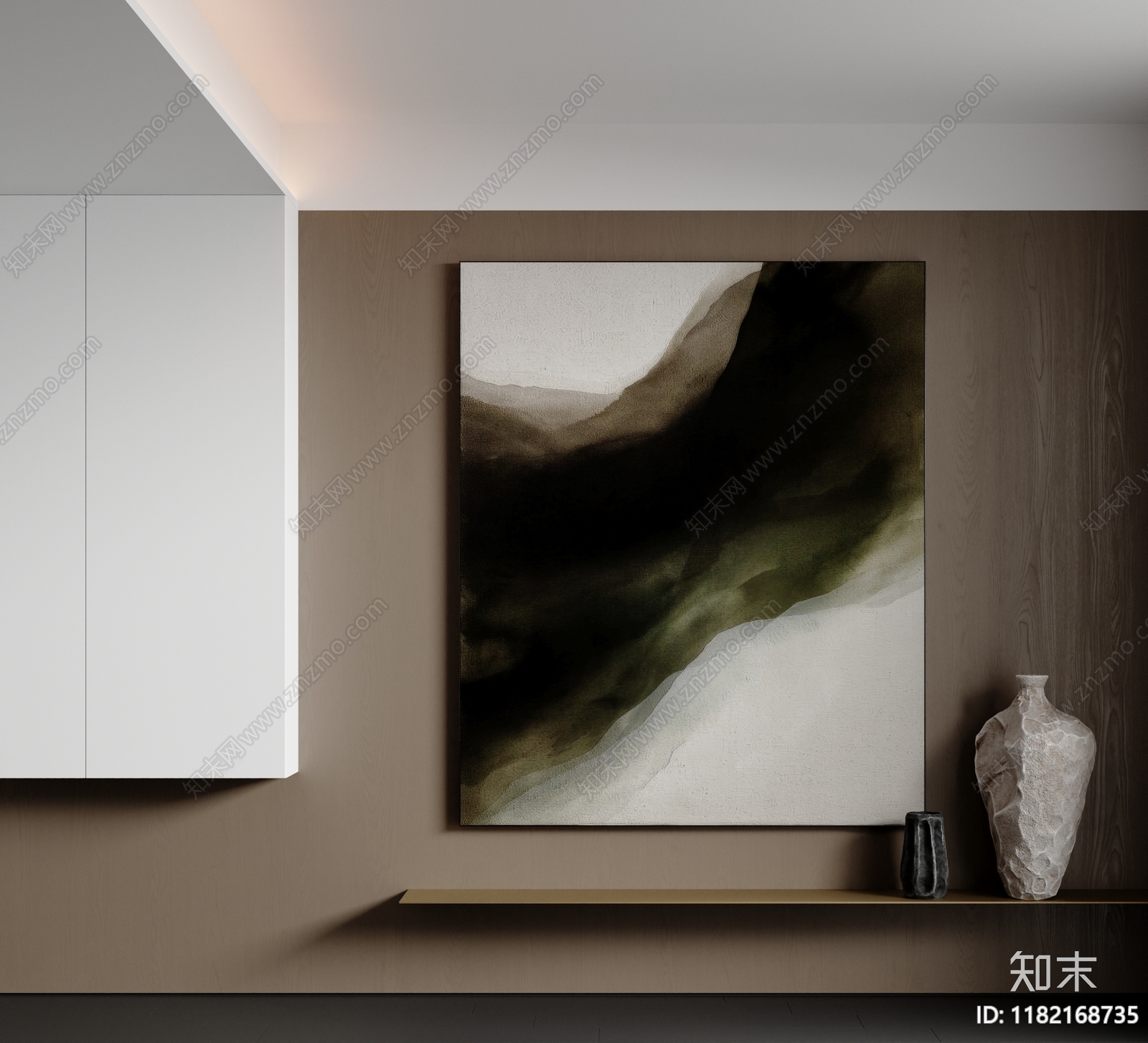 现代极简挂画3D模型下载【ID:1182168735】