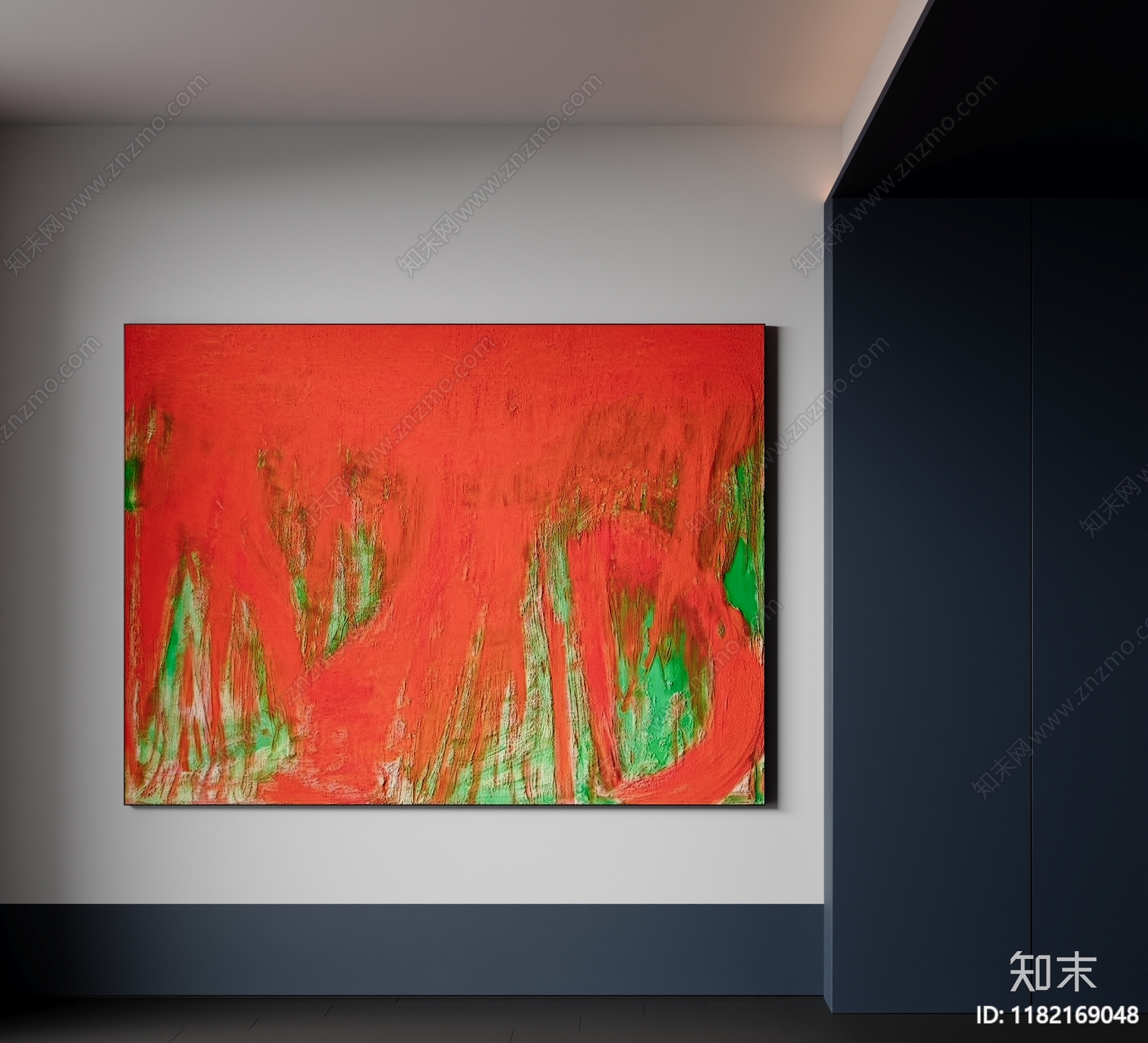 现代极简挂画3D模型下载【ID:1182169048】