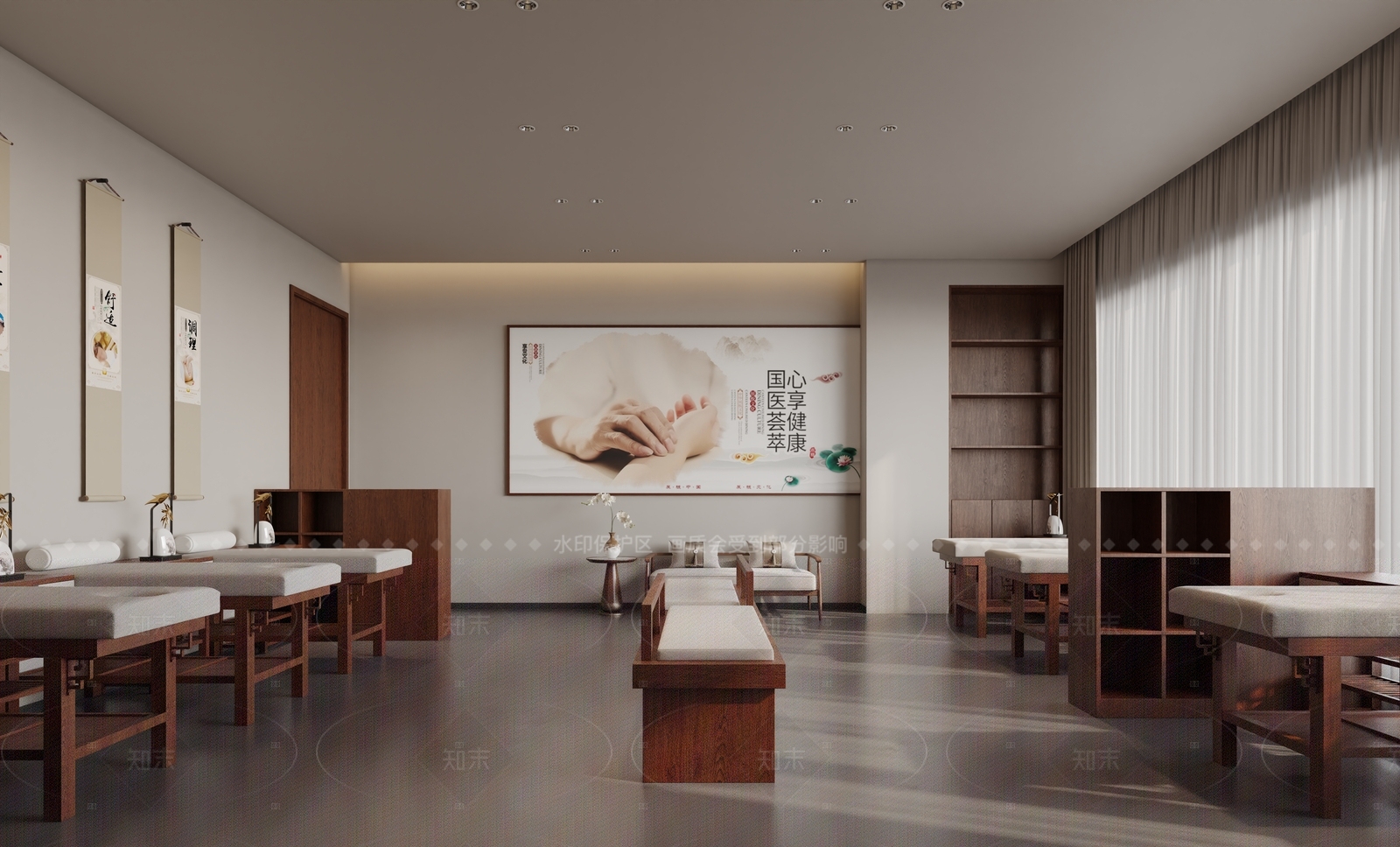 新中式医院3D模型下载【ID:1182177120】