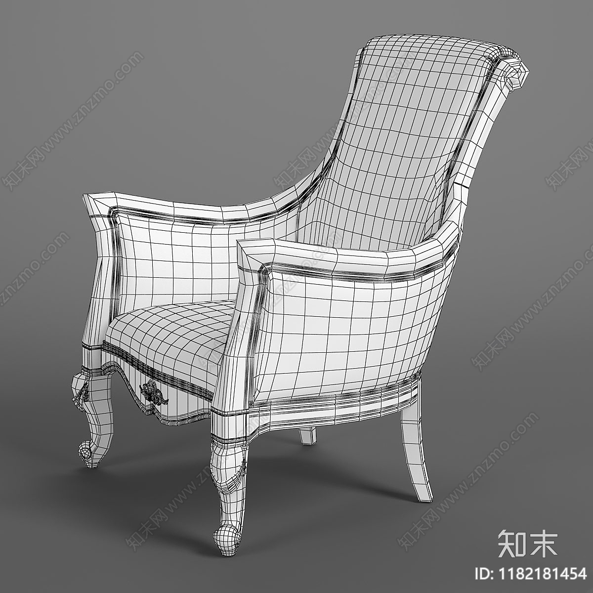 休闲椅3D模型下载【ID:1182181454】