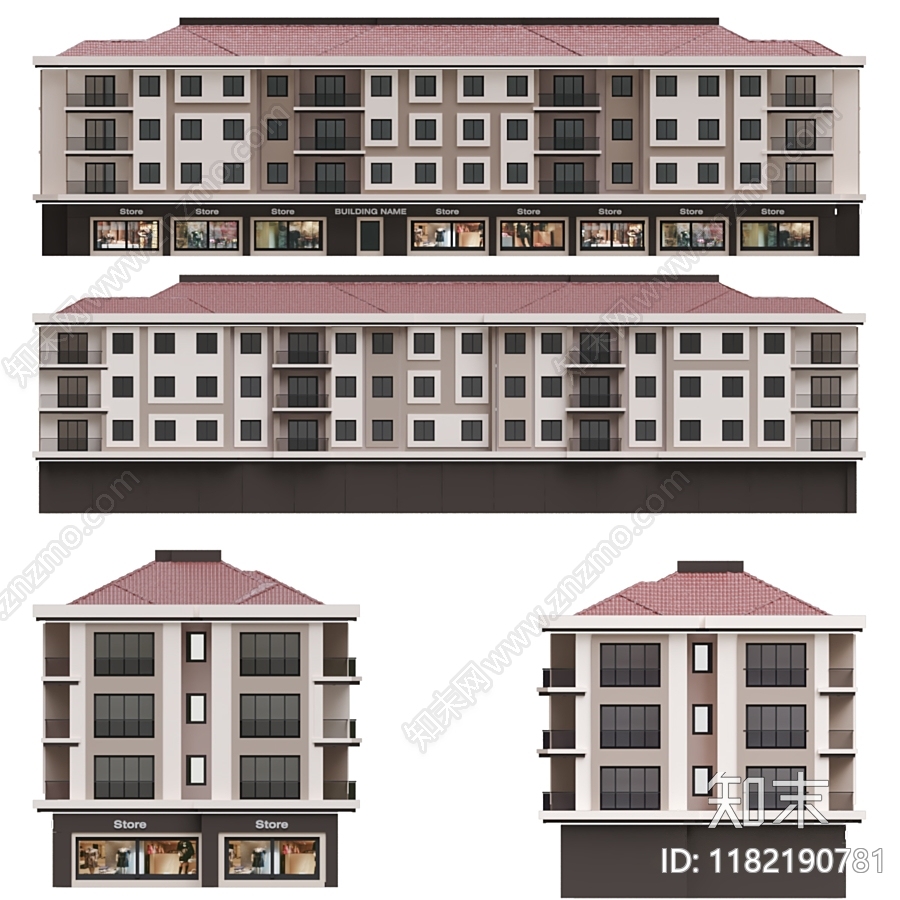 现代其他建筑外观3D模型下载【ID:1182190781】