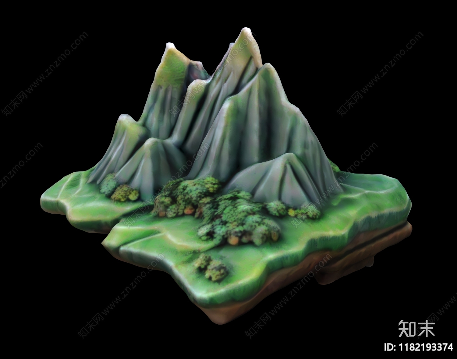 现代假山水景3D模型下载【ID:1182193374】