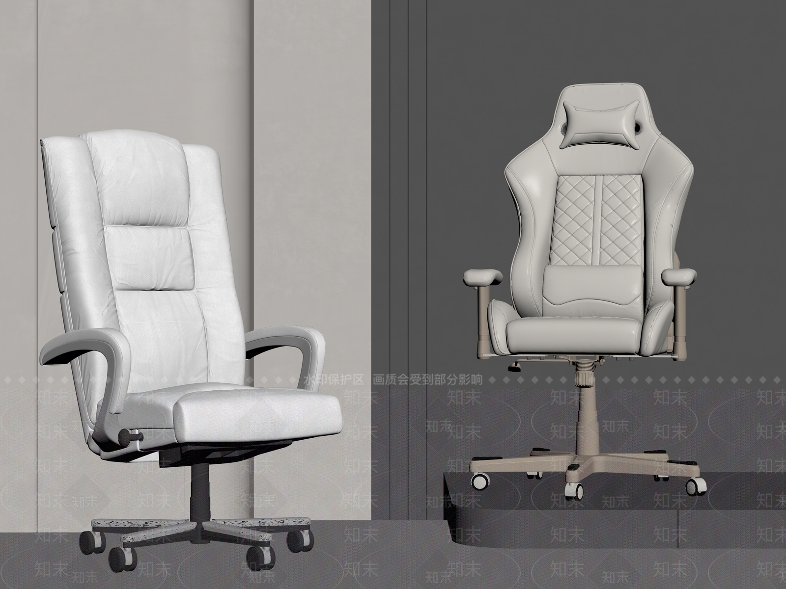 办公椅SU模型下载【ID:1182199150】
