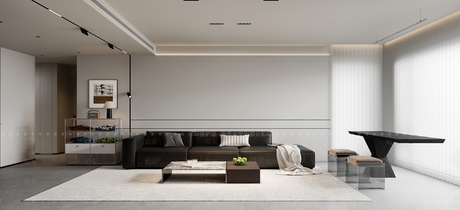 现代茶水间3D模型下载【ID:1214967543】