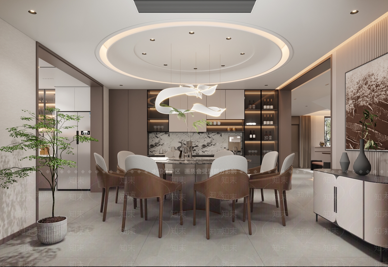现代大厅3D模型下载【ID:1214968237】