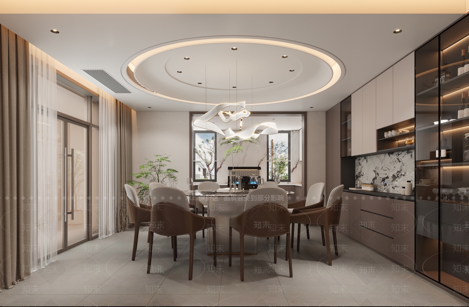现代大厅3D模型下载【ID:1214968237】