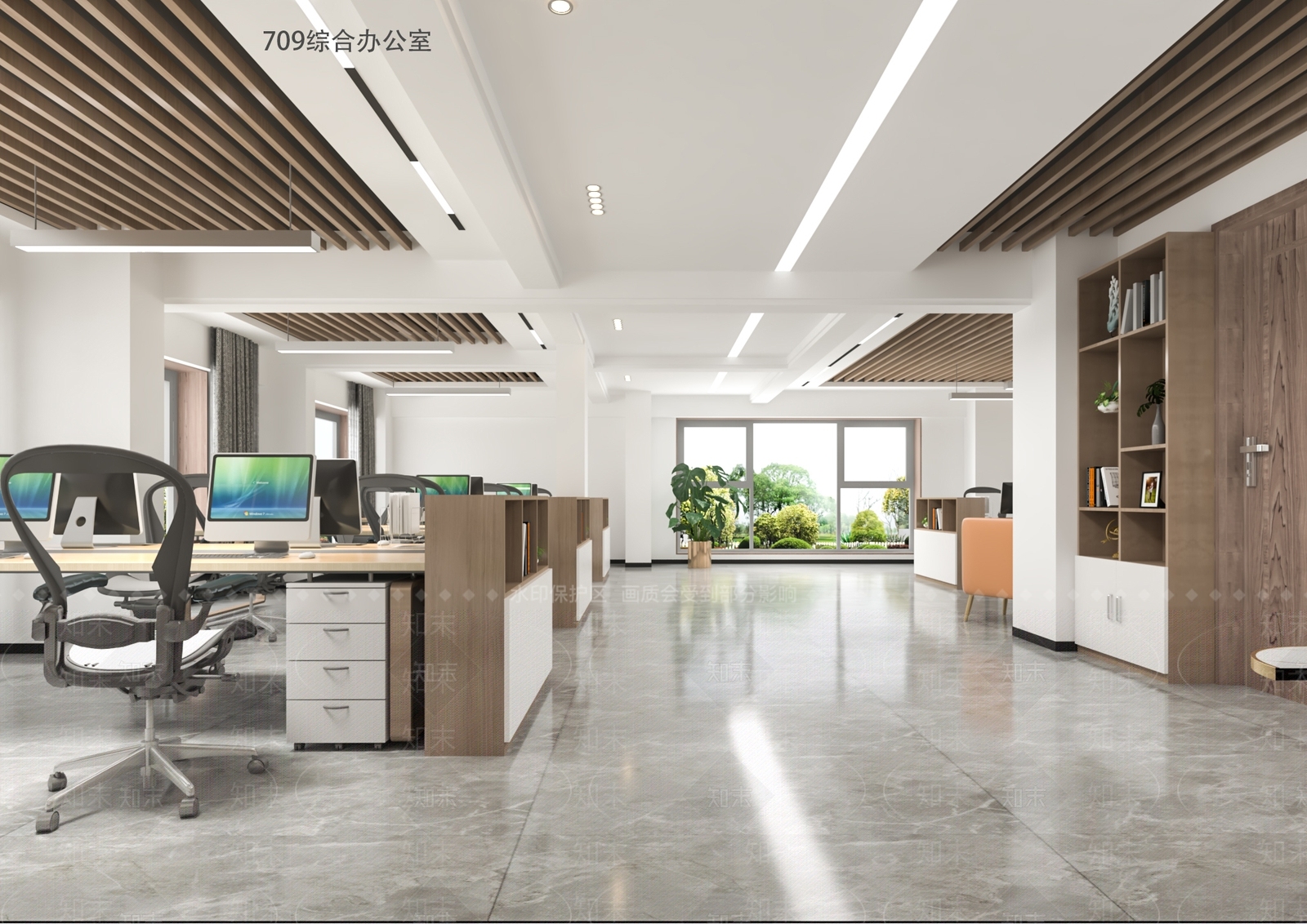 现代其他办公空间3D模型下载【ID:1182221041】