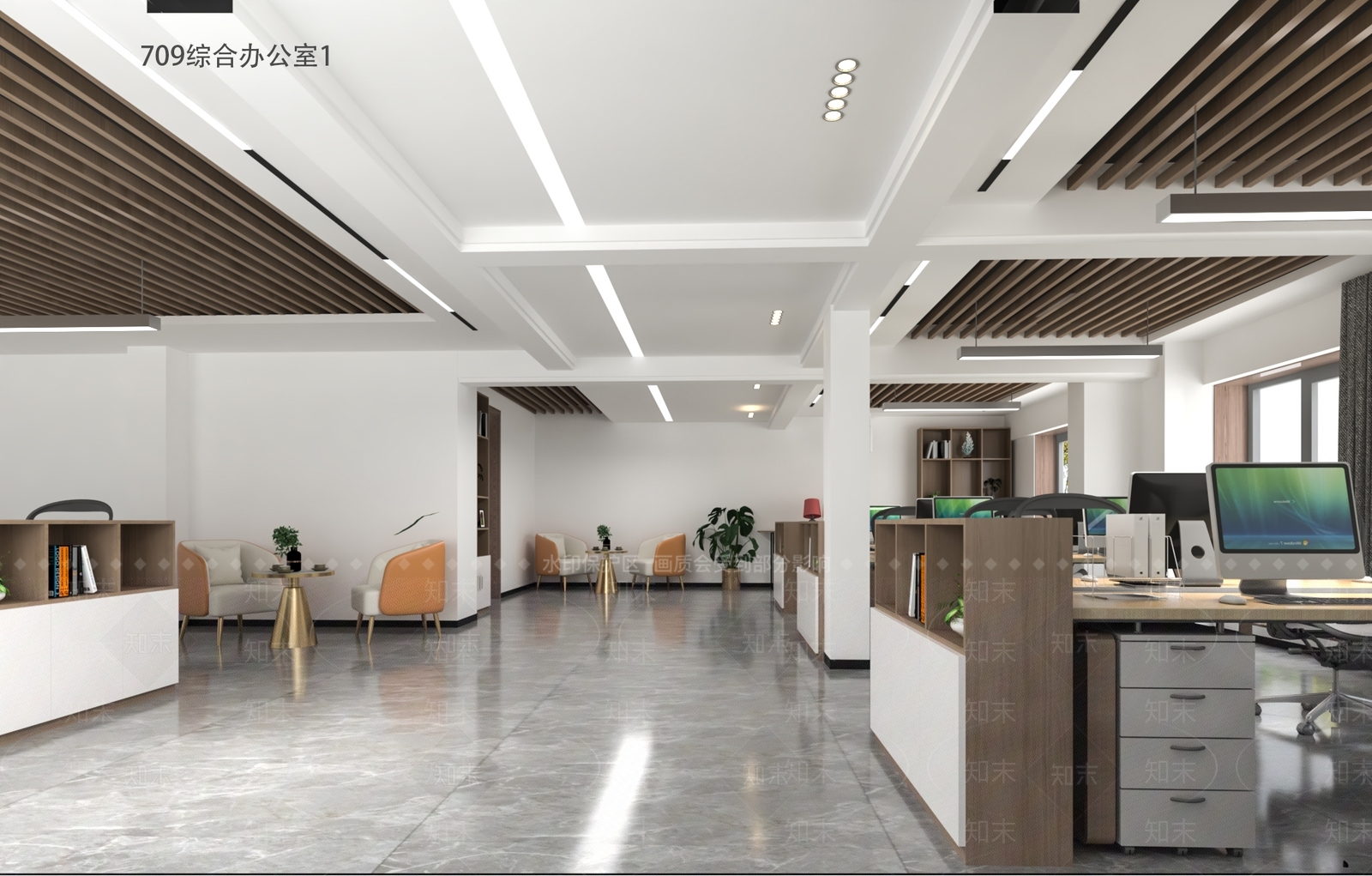 现代其他办公空间3D模型下载【ID:1182221041】