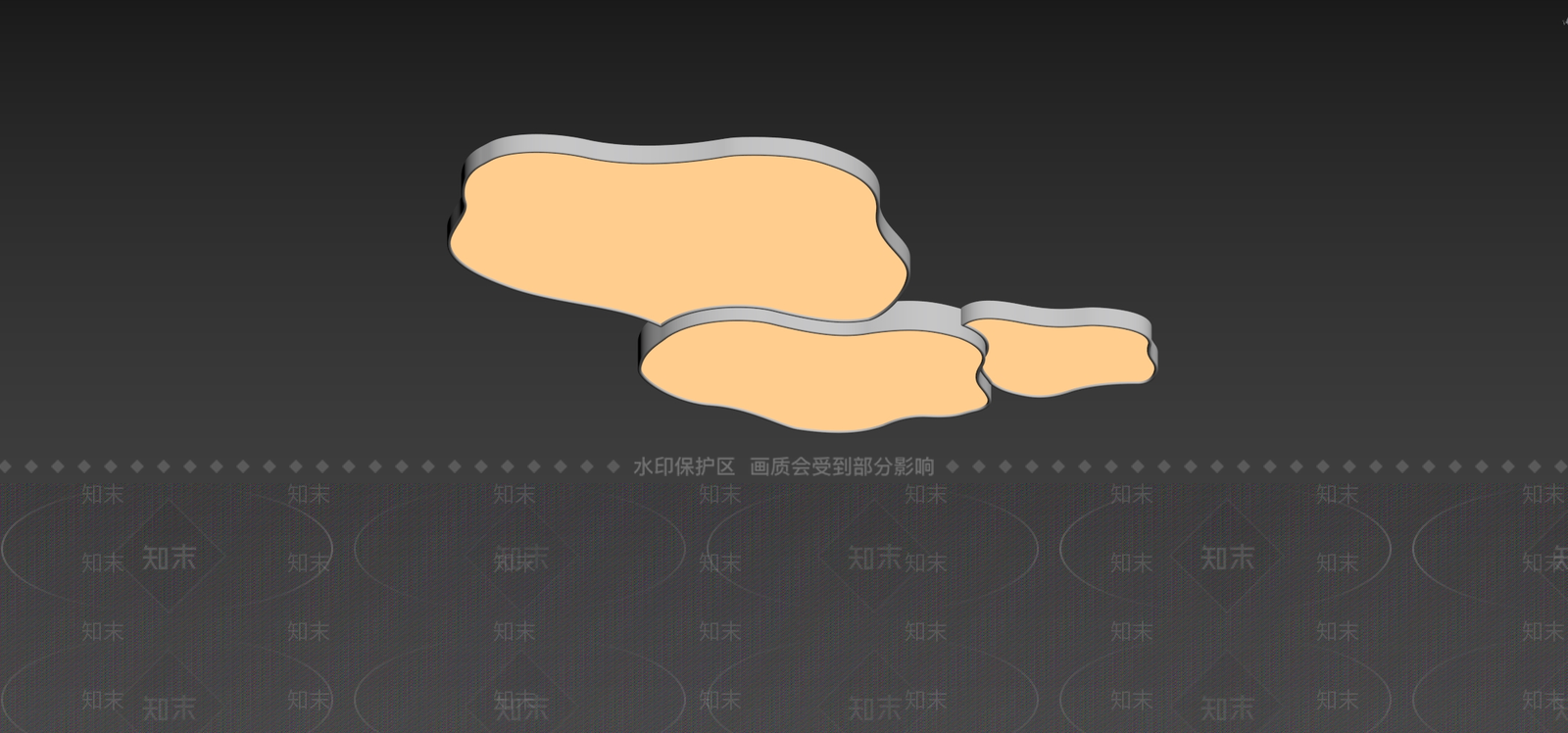 现代吸顶灯SU模型下载【ID:1182228007】