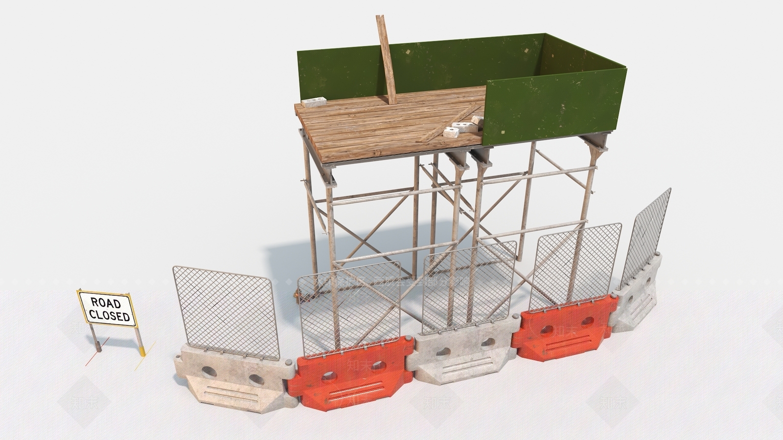 安全设施3D模型下载【ID:1182230561】