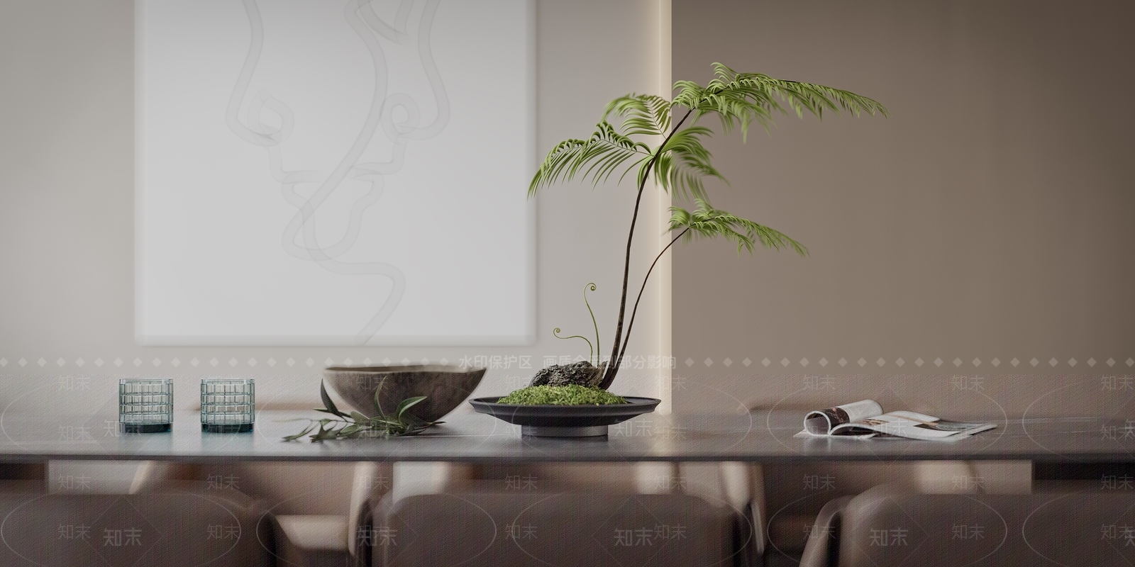 现代雕花3D模型下载【ID:1182252539】