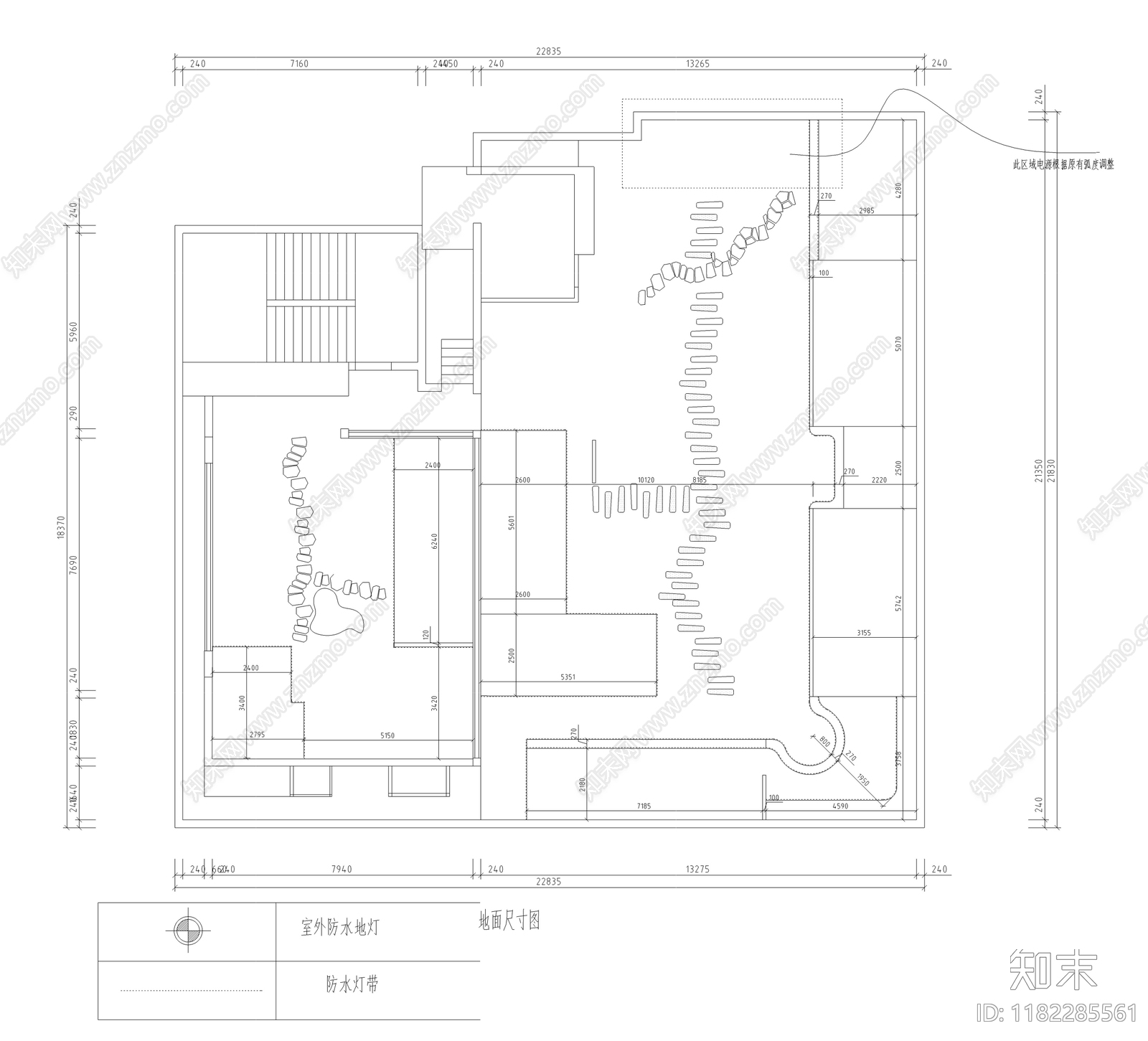现代餐厅cad施工图下载【ID:1182285561】