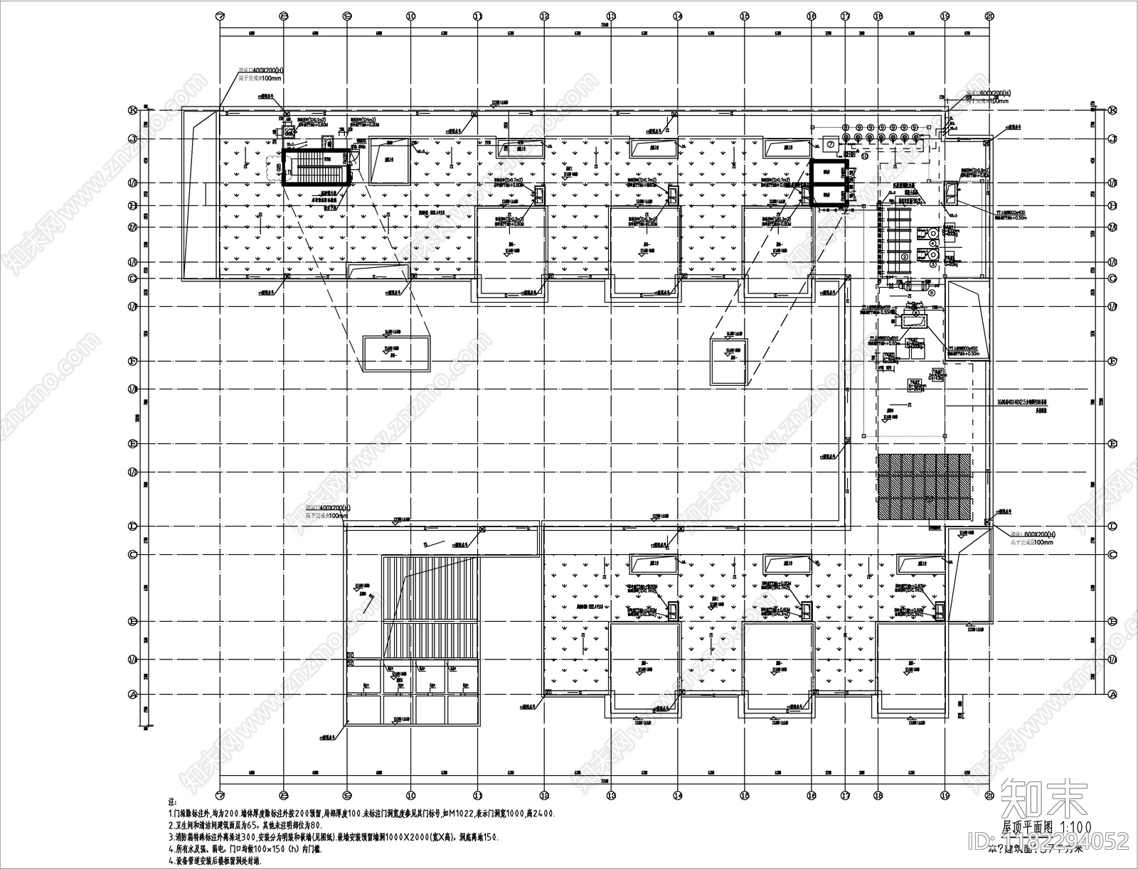 现代幼儿园建筑cad施工图下载【ID:1182294052】