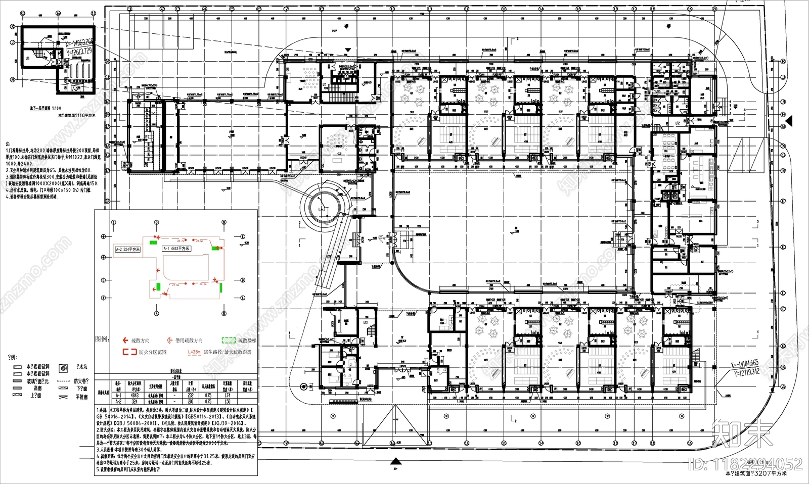 现代幼儿园建筑cad施工图下载【ID:1182294052】