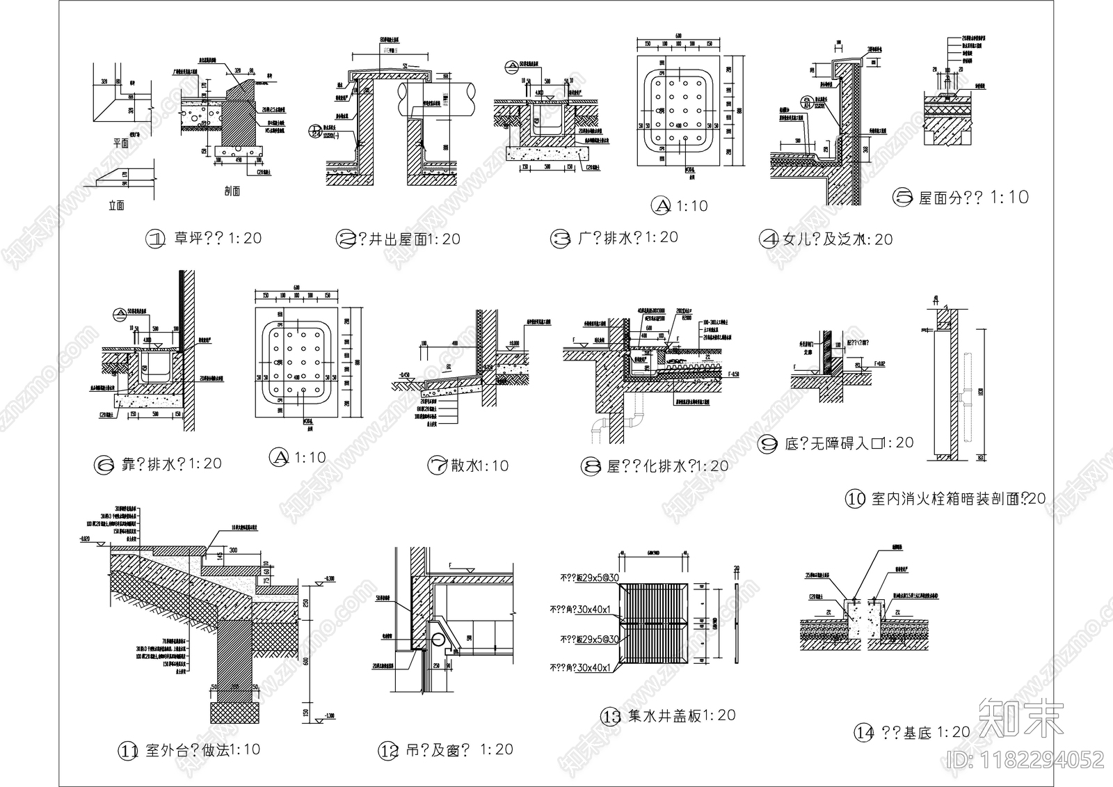 现代幼儿园建筑cad施工图下载【ID:1182294052】