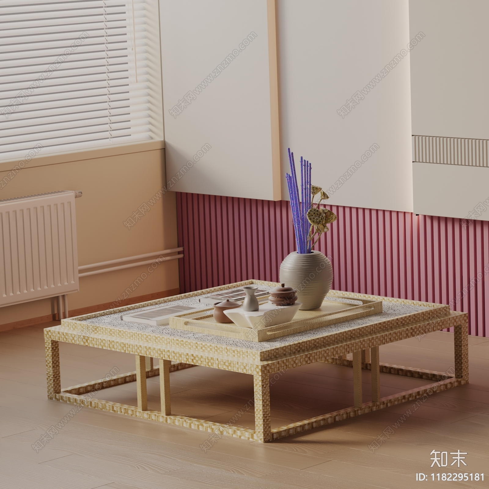 现代茶几3D模型下载【ID:1182295181】