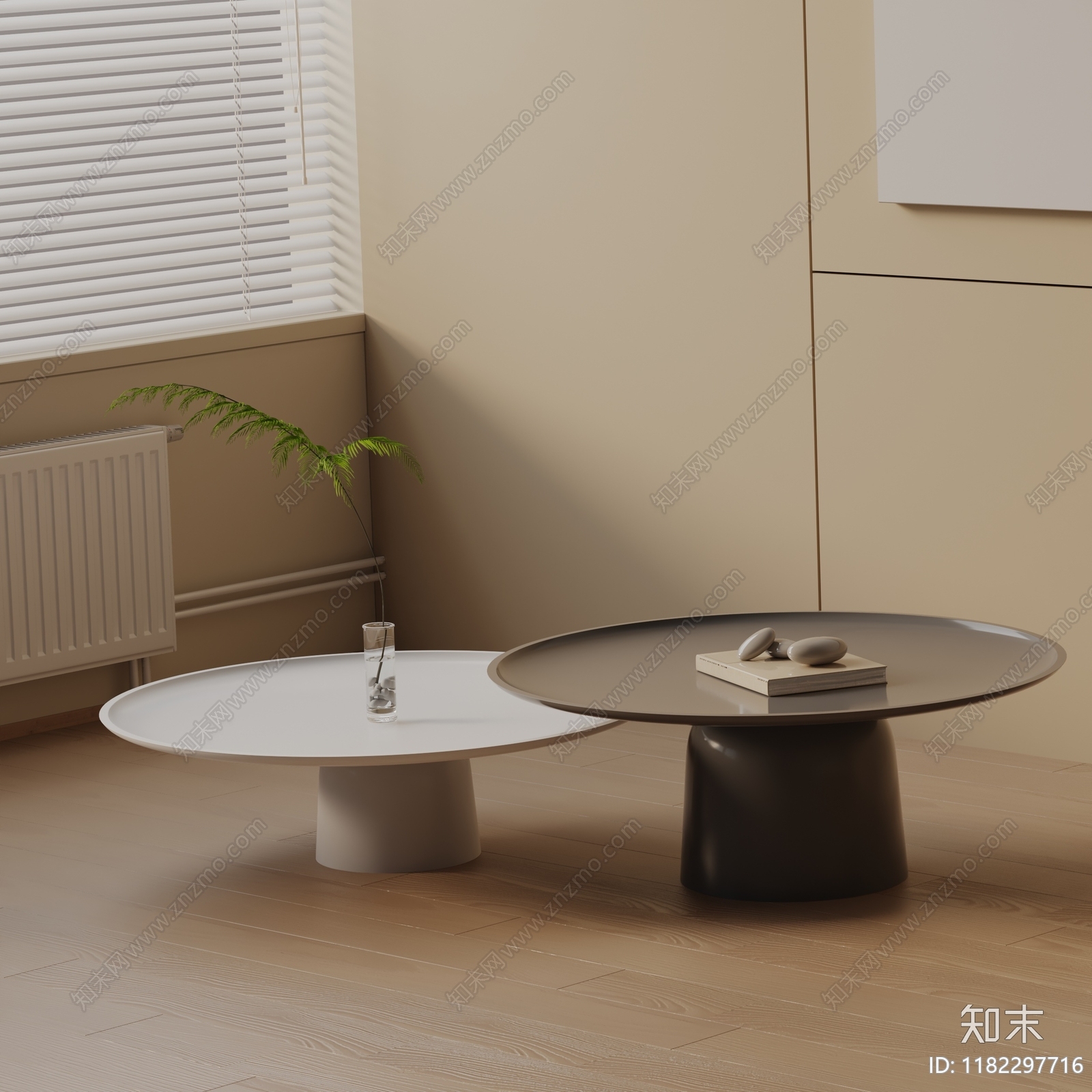 现代茶几3D模型下载【ID:1182297716】