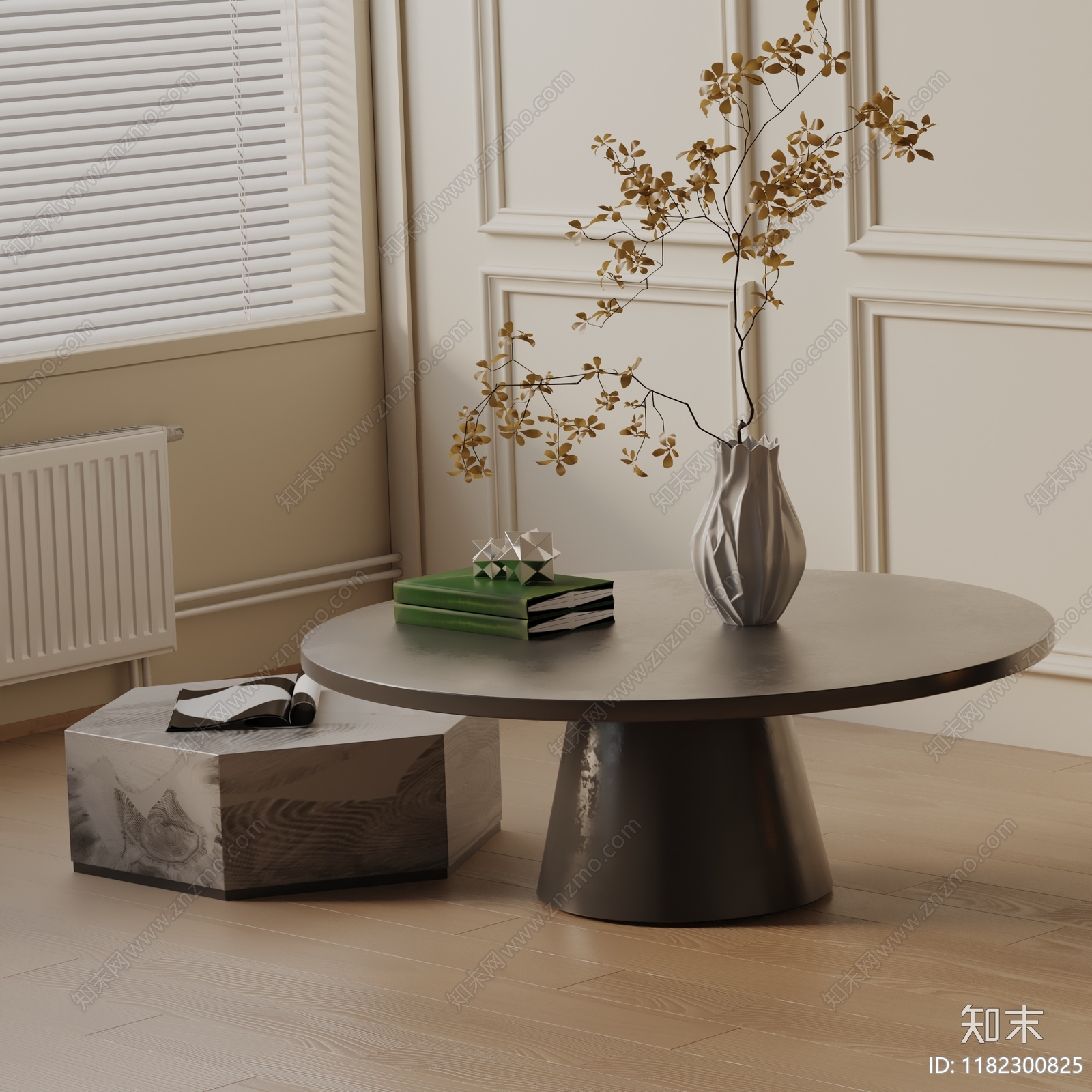 现代茶几3D模型下载【ID:1182300825】