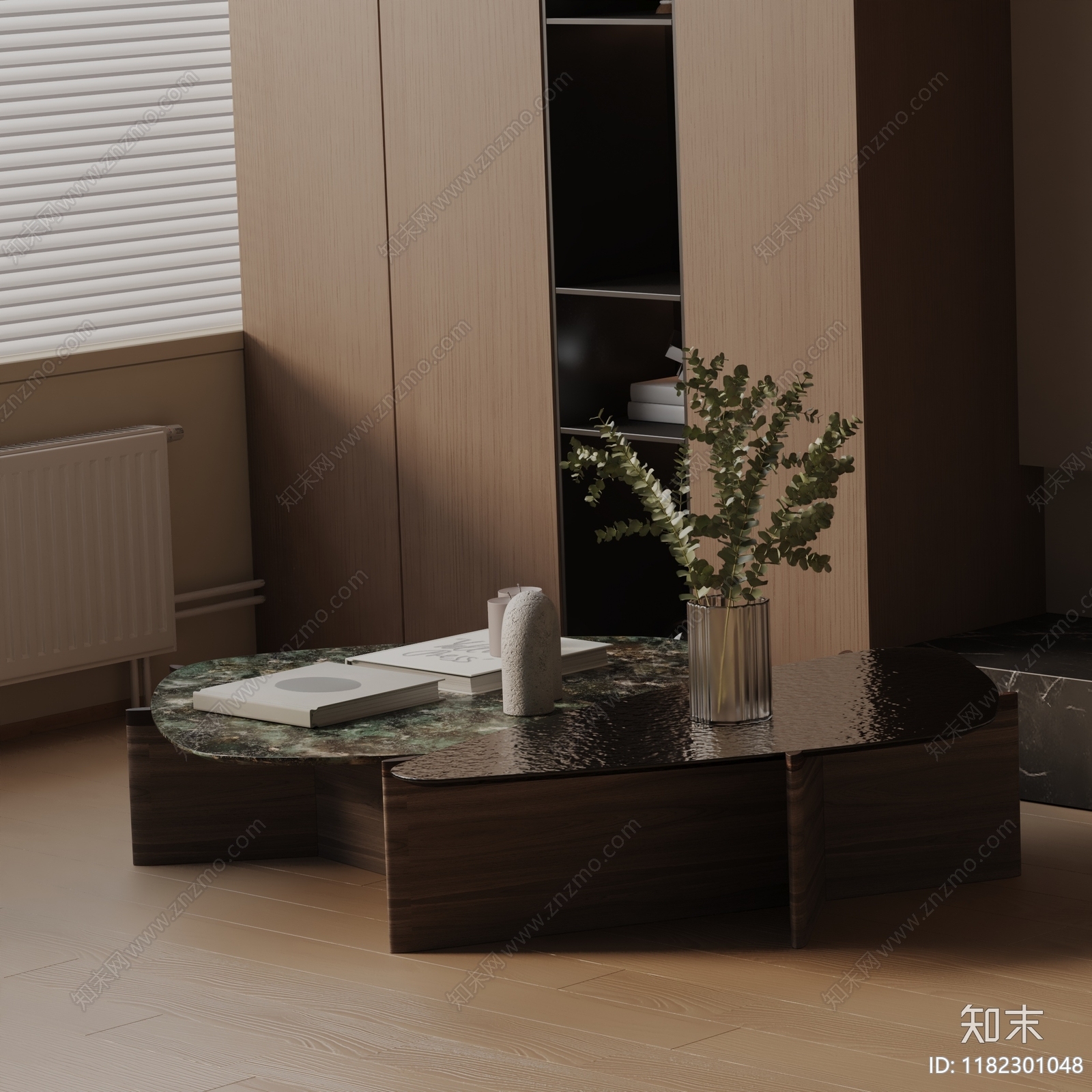 现代茶几3D模型下载【ID:1182301048】