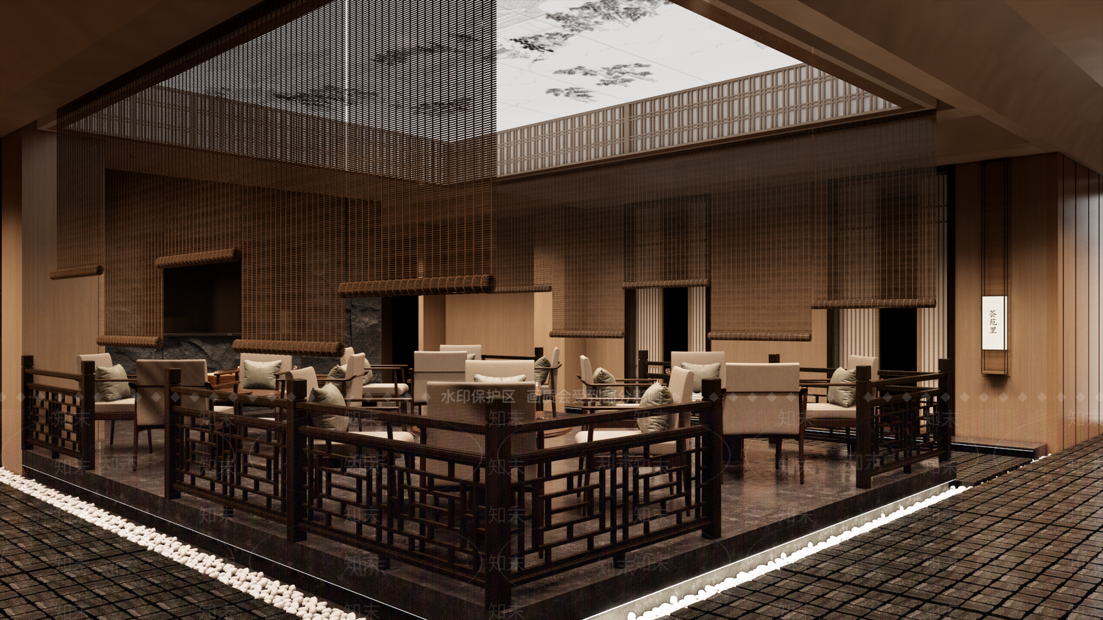 新中式其他店铺SU模型下载【ID:1182915658】