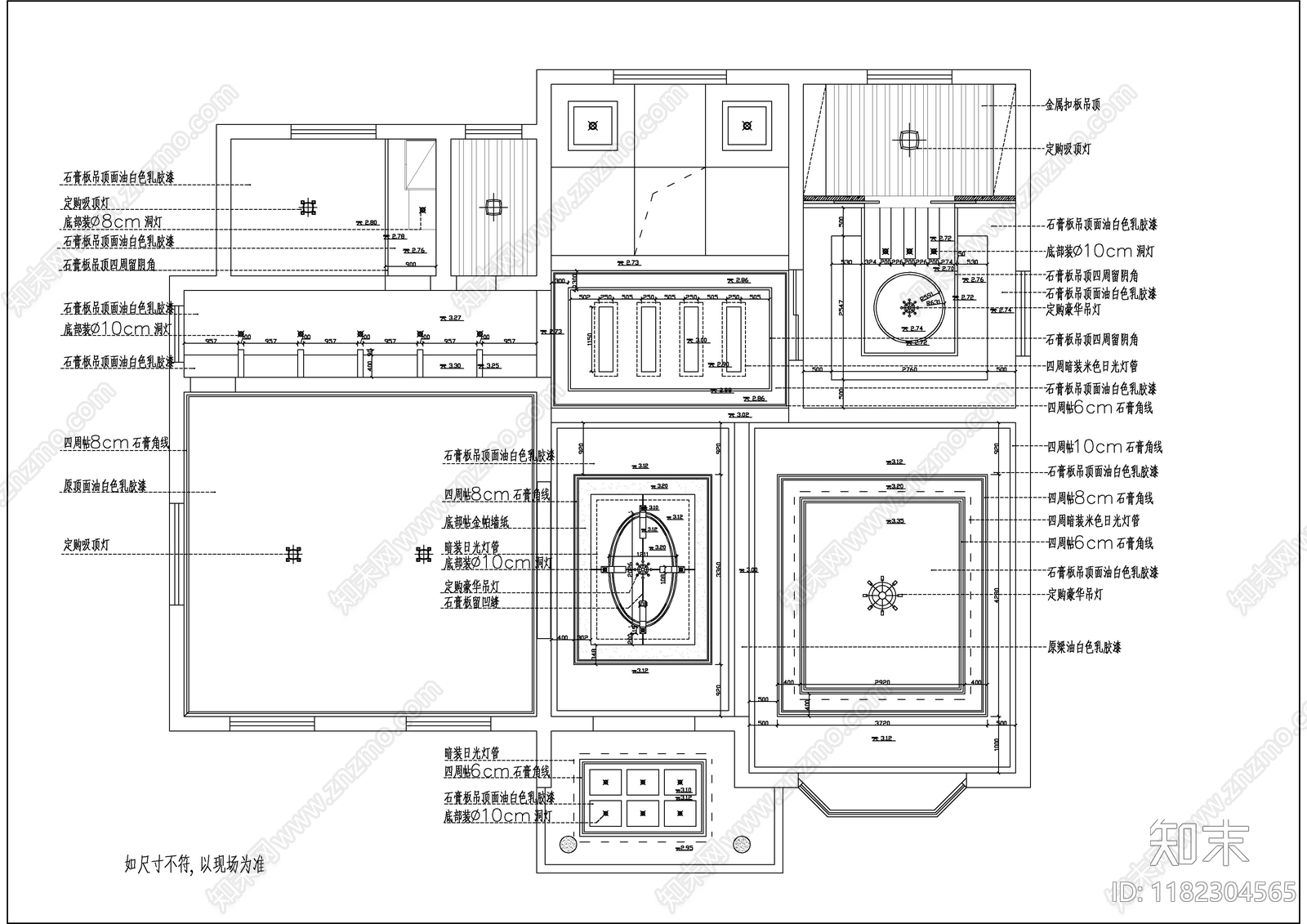 别墅cad施工图下载【ID:1182304565】