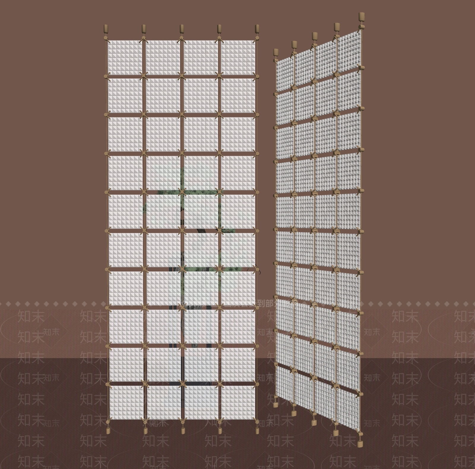 现代隔断SU模型下载【ID:1182310398】