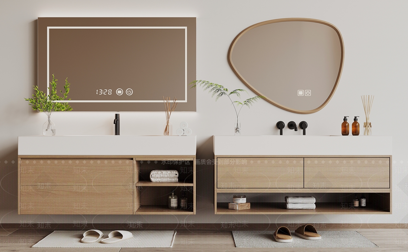 浴室柜3D模型下载【ID:1182311211】