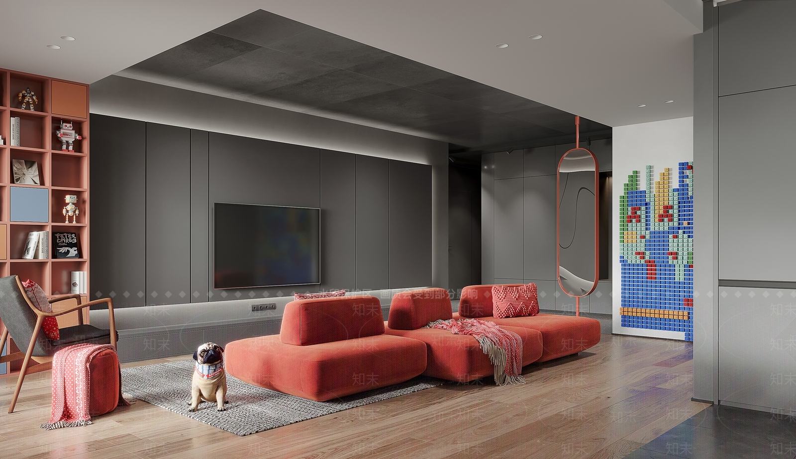 现代雕花3D模型下载【ID:1182322816】
