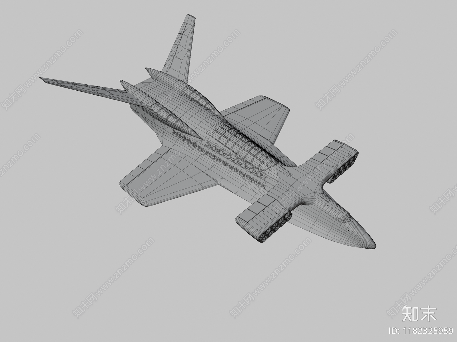 飞机3D模型下载【ID:1182325959】